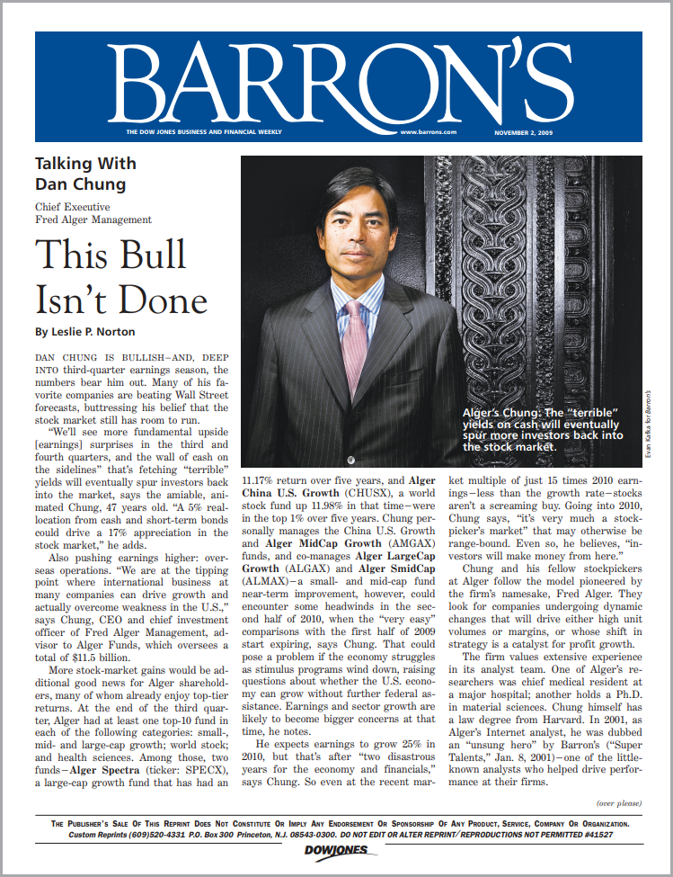 Dan Chung Barron's Reprint Front Page Thumbnail