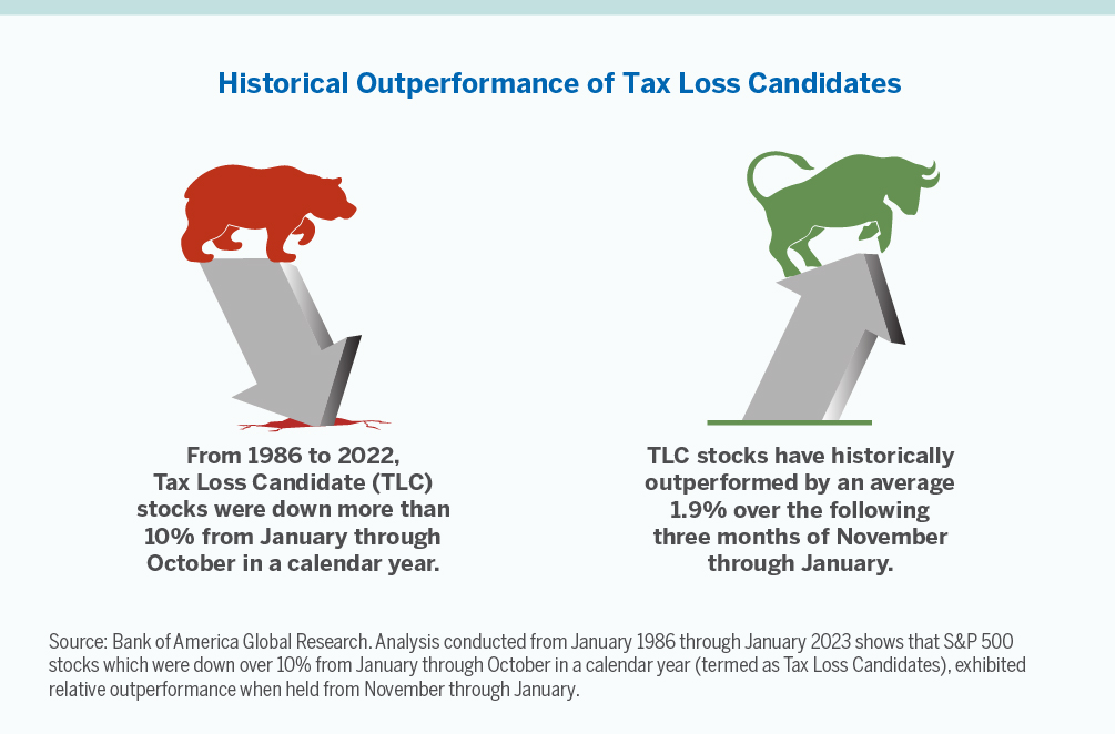 Historical Outperformance of Tax Loss Candidates