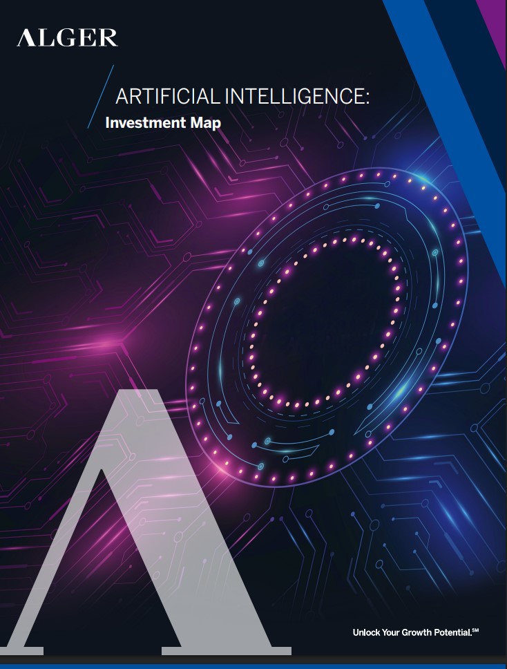 Click to view Alger's AI investment map.