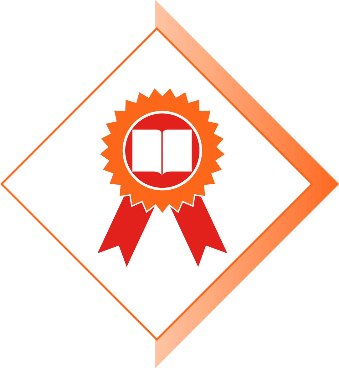 Award icon with ribbon