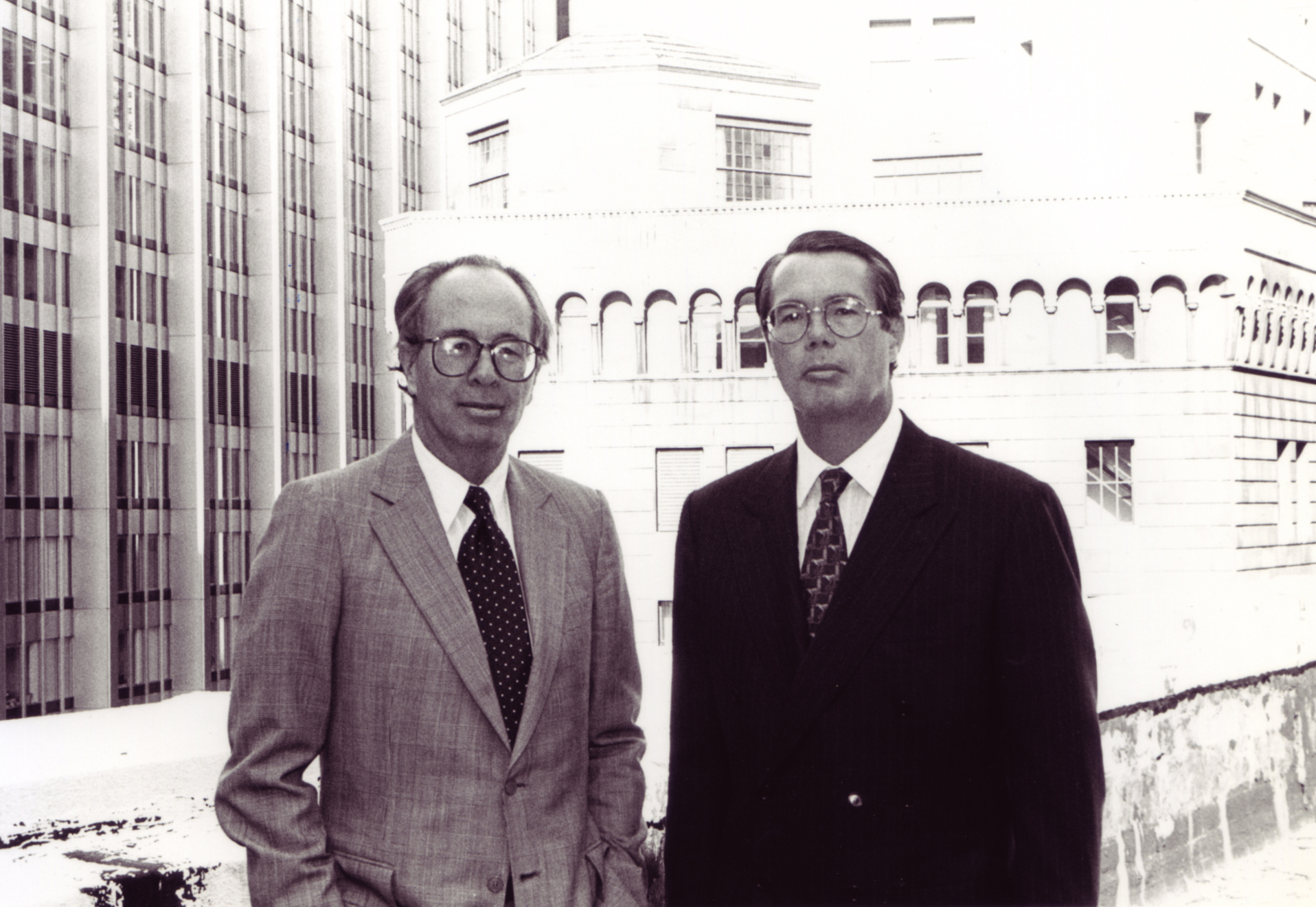 David and Fred Alger Standing Together