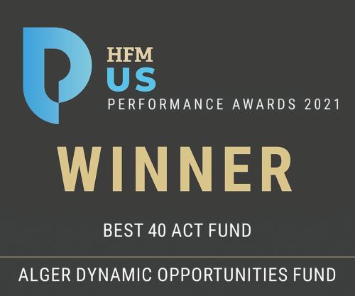 Award graphic for the HFM US Performance 2021 Award